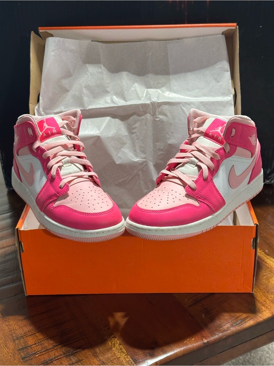 Nike Shoes - Nike Women's High-Top Sneakers in Hot Pink and Light Pink